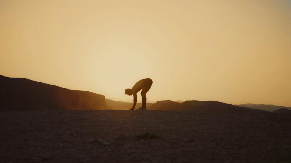 He bows to the mountains and the sky